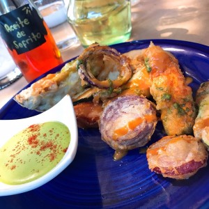 Vegetales tempura 