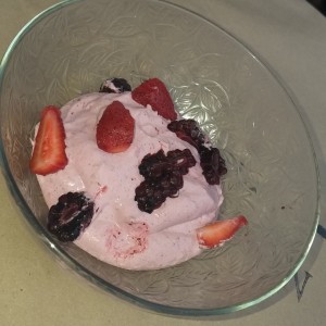 mouse de frutos rojos 
