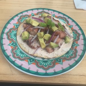 Pecaditos - Tostada de Pulpo