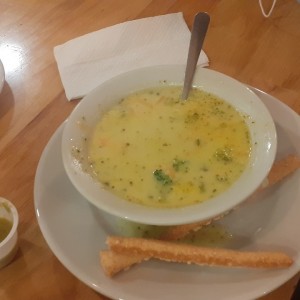 sopa de brocoli