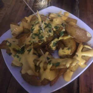papas con queso