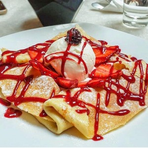 Crepe fresas dali