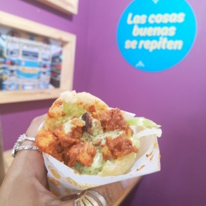 gorditas de carne adobada