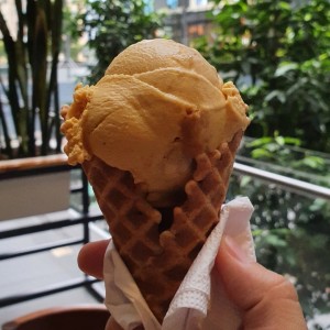 Helado de pumpkin pie