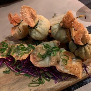 Dumplings a la plancha