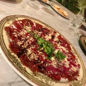 Entradas - Carpaccio de Lomito