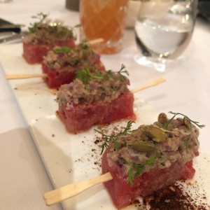 atun con sandia