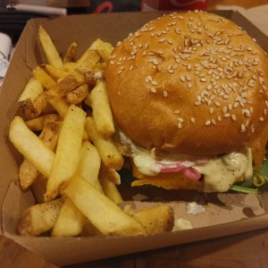Burger Gula con Queso Gorgonzola