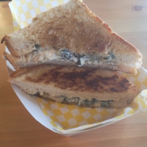 Espinaca alcachofa con blue cheese