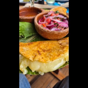 Tortillas con queso chancol