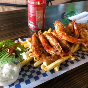 Shrimp & Papas