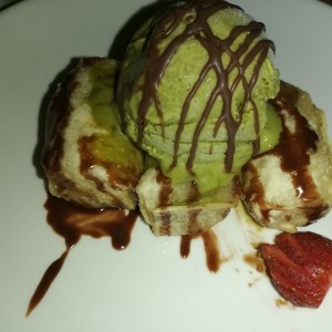 Donkey Kong de helado de Matcha