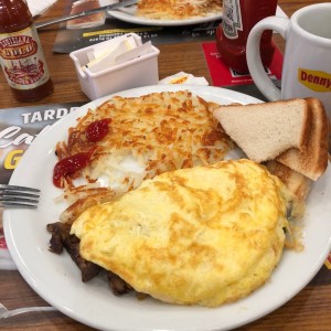 Philly Cheesesteak Omelette