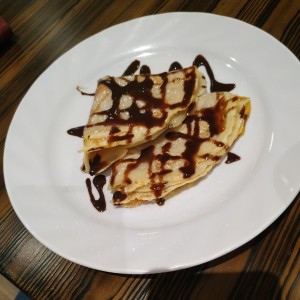 Crepa de Dulce de leche y Chocolate