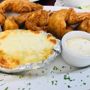 Camarones empanizados 