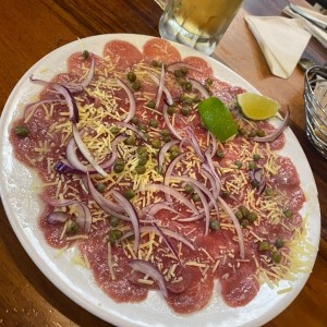 carpaccio de lomito