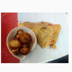 Crepe de Lomito - papas