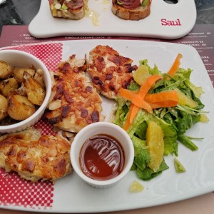 Pollo con almemdras