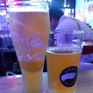 cerveza Shock top y Gosee 312