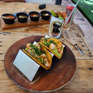 Tacos de camarón