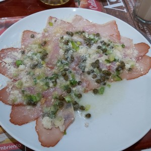 carpaccio de cerdo 