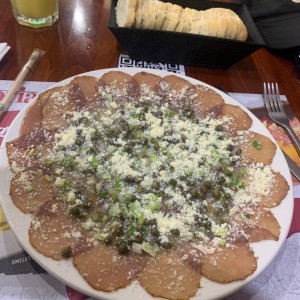 Carpaccio de carne 
