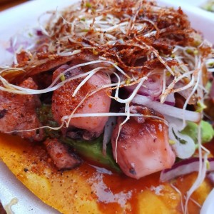 Tostada de Pulpo