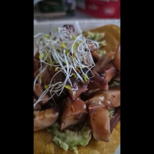 tostadas de pulpo 