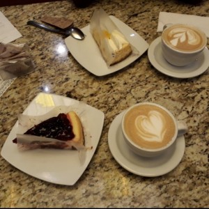 Pies y capuchino
