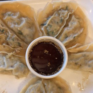 Dumplings al vapor 