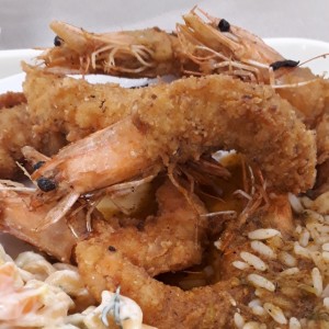 camarones empanizados 