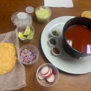 sopa pozole
