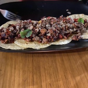 Tacos de arrachera (4 unidades)