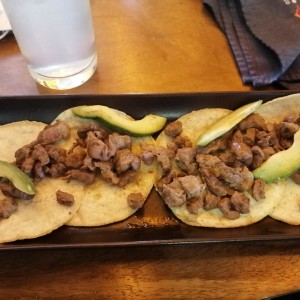 Tacos de arrachera (4 unidades)