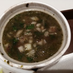 sopa de frijol