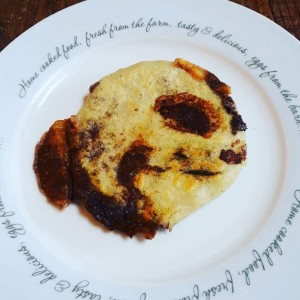Pupusa de chorizo