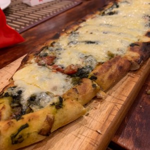 Pide turca - Pide de Espinaca
