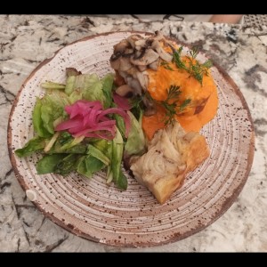 Entrées - Plato y postre