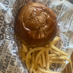 Hamburguesa, menu infantil 