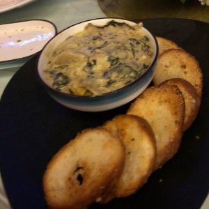 Dip de espinaca y alcachofa