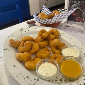 Camarones empanizados