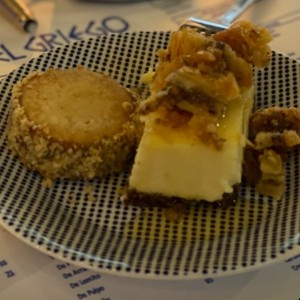 Cheese cake y alfajores
