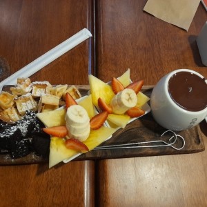 Fondua de chocolate
