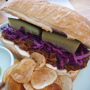 Pan de cerdo ahumado