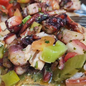 Tostadas de Pulpo