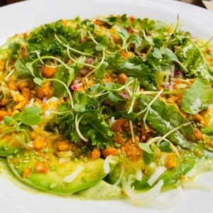 carpaccio de aguacate 