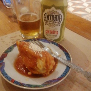 Chuchitos de cerdo y cervecita
