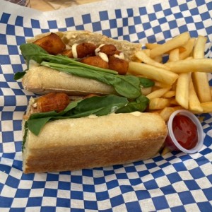 Sandwich de camarones