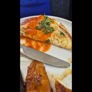 omelettes Jamón Panela