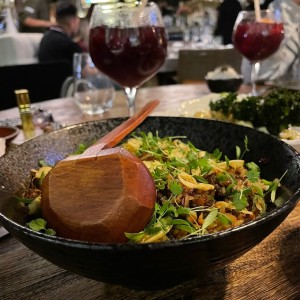 Arroz frito con pato